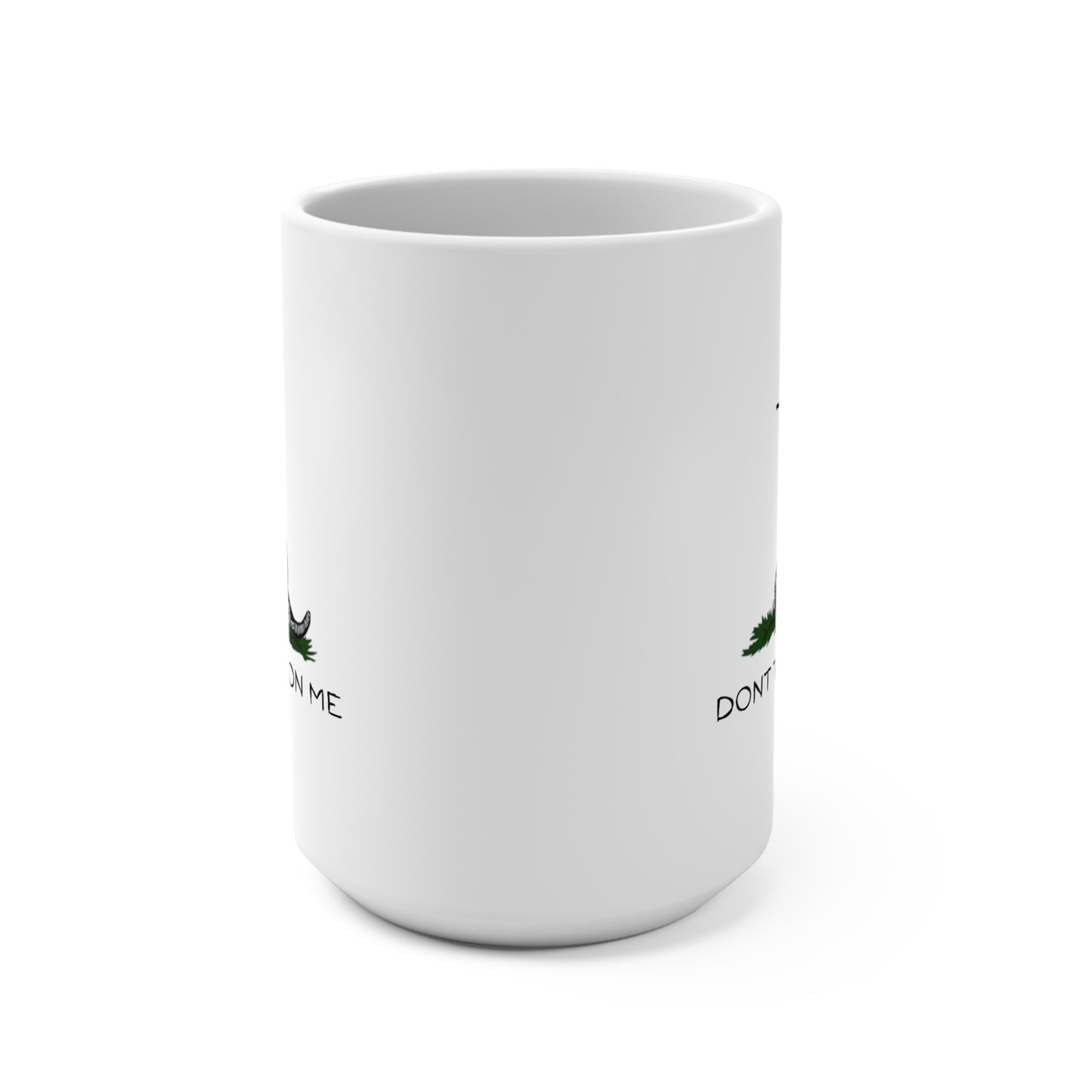 Gadsden Flag 15oz Mug (White)