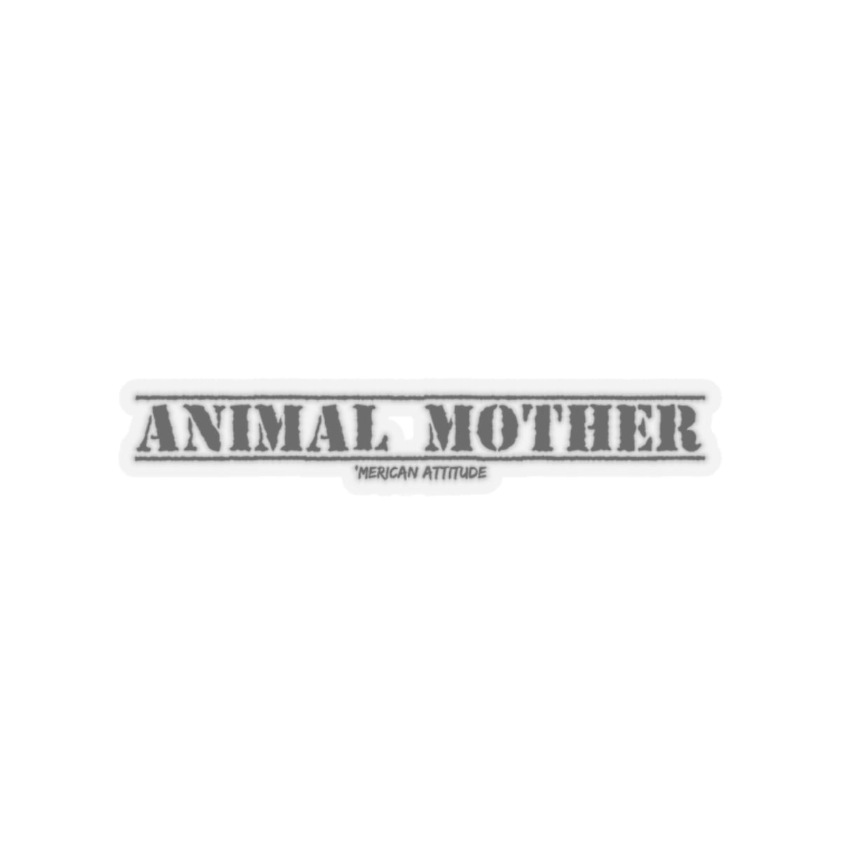 Animal Mother Sticker (Black)