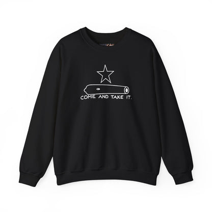 Come And Take It Cannon Sweatshirt