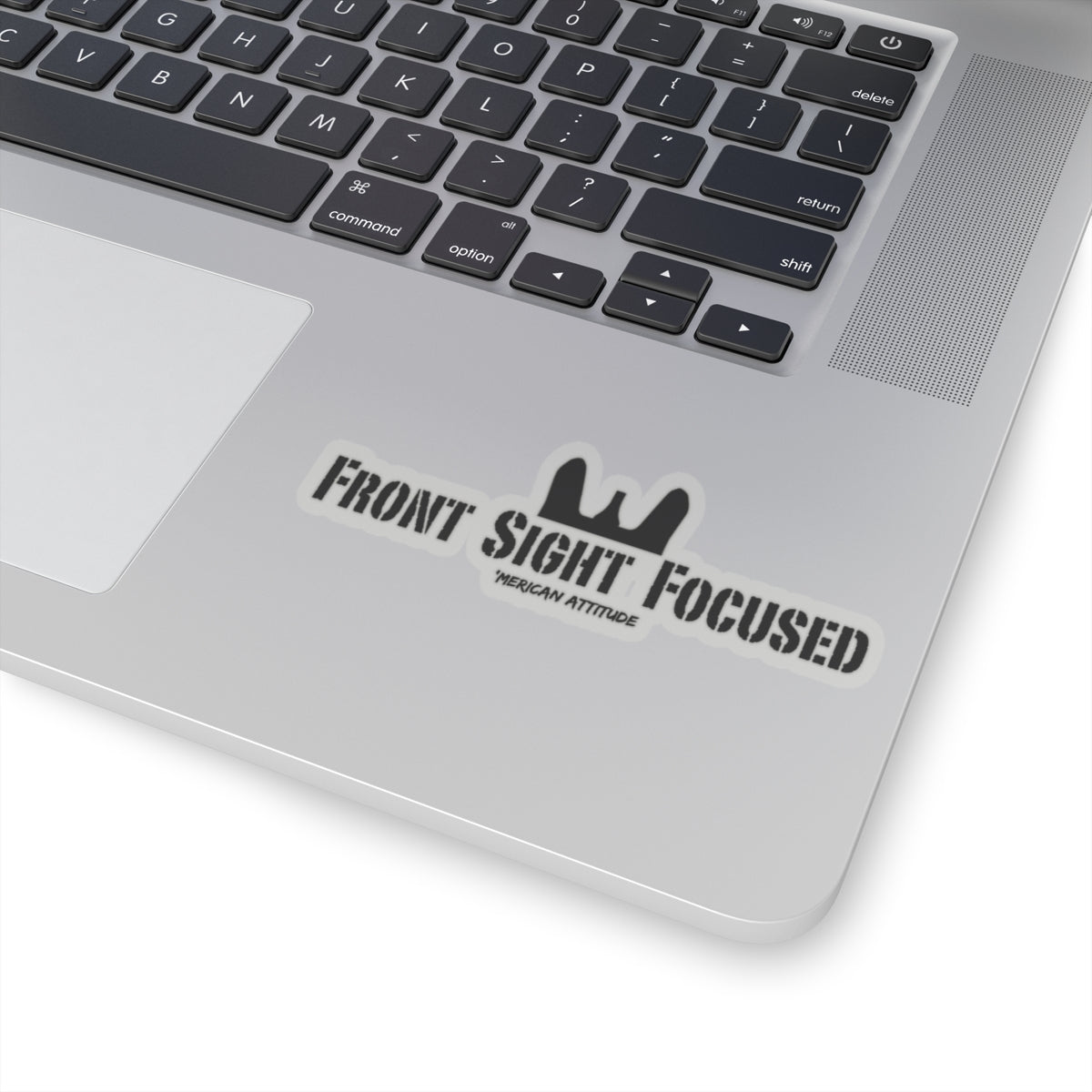 Front Sight Focused Sticker (Black)