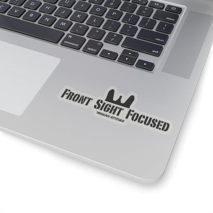 Front Sight Focused Sticker (Black)