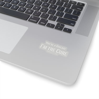 The Cure Sticker (White)