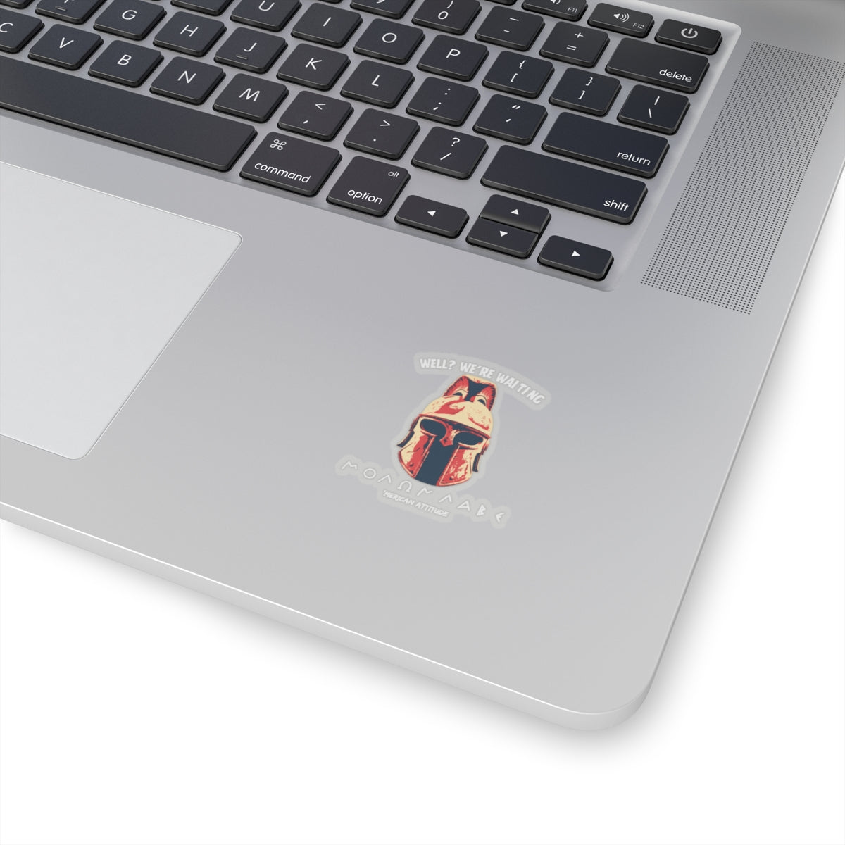Molon Labe 2 Sticker (White)