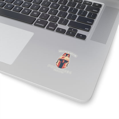 Molon Labe 2 Sticker (White)