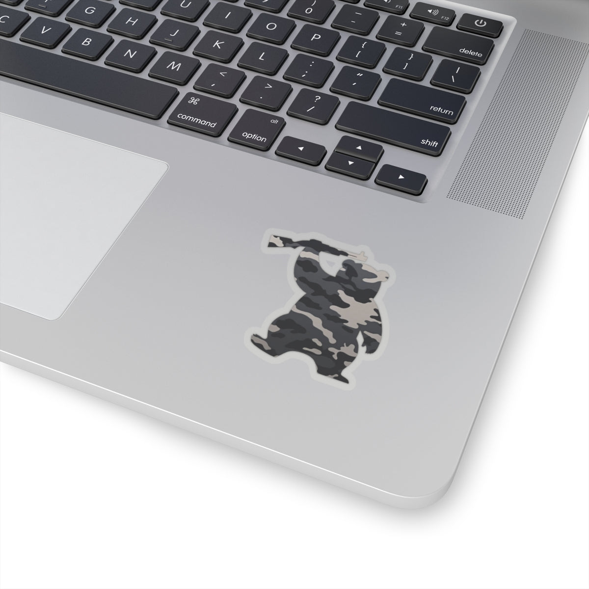 MA Armed Bear Logo Sticker (Camo 3)