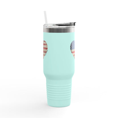 The Flag Is In Your Heart Tumbler (40oz)