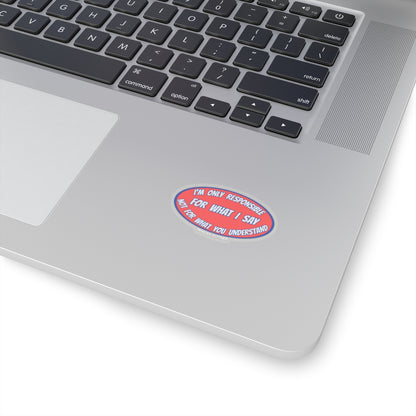 Responsible Sticker (White)