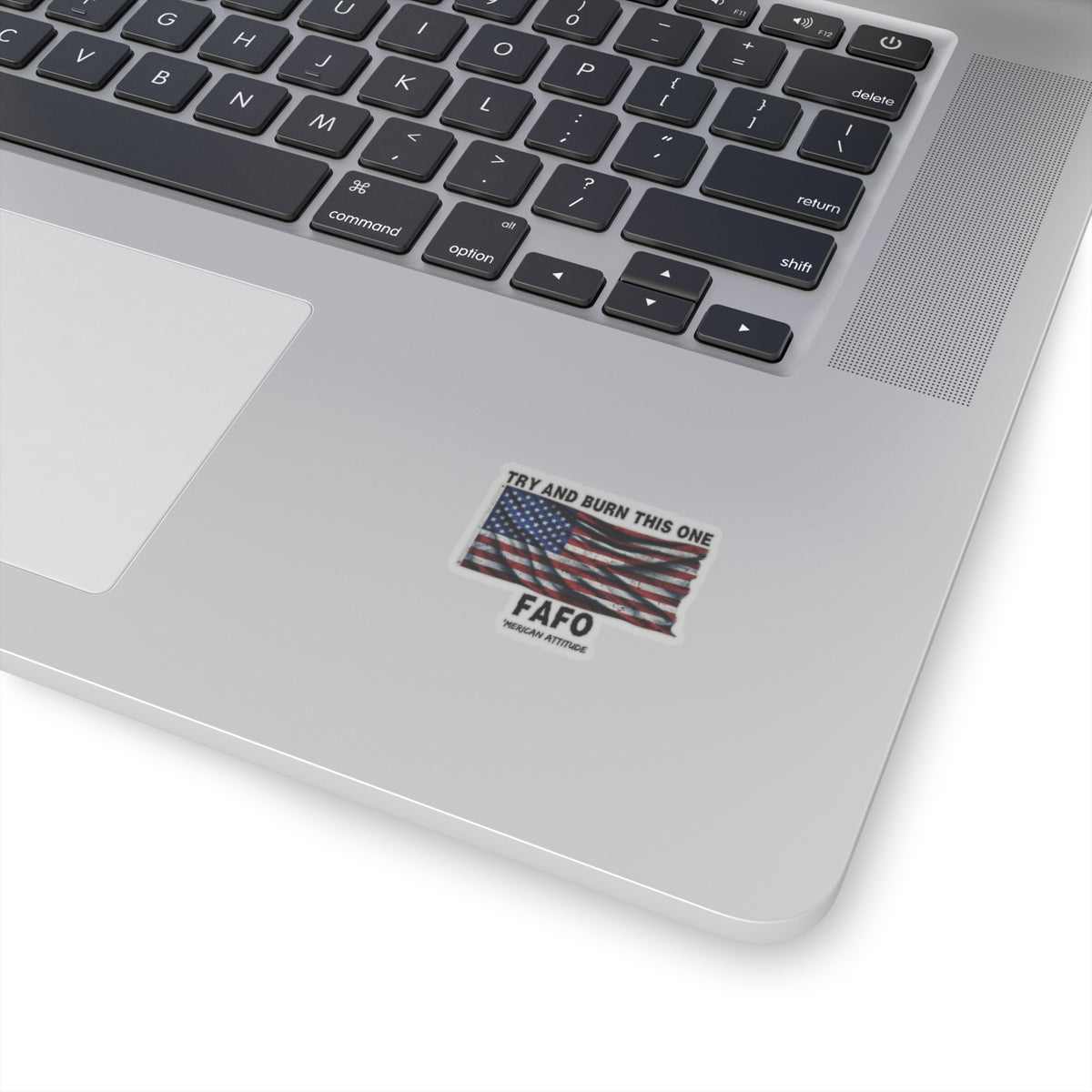 Try And Burn This One Sticker (Black)