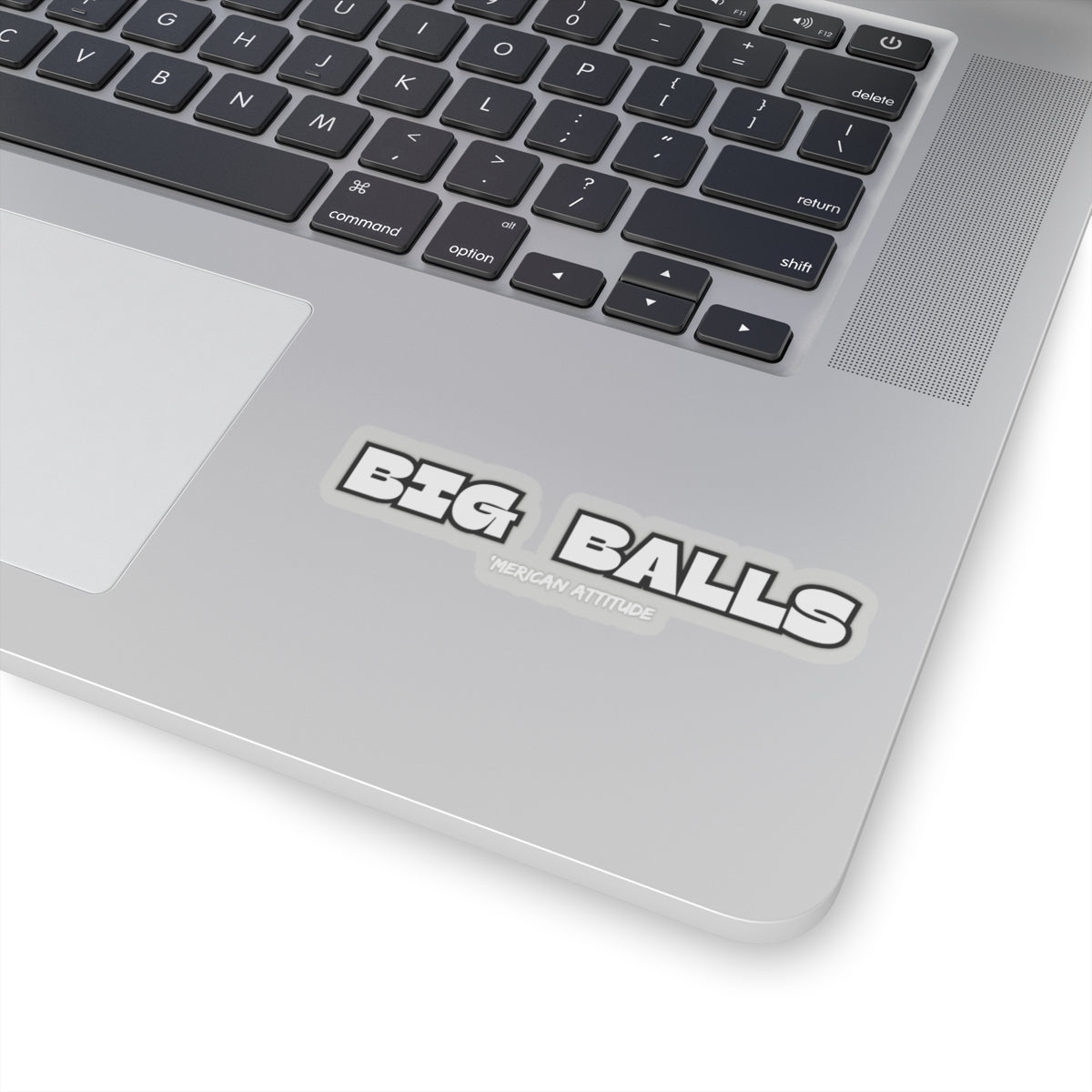Big Balls Sticker (White)