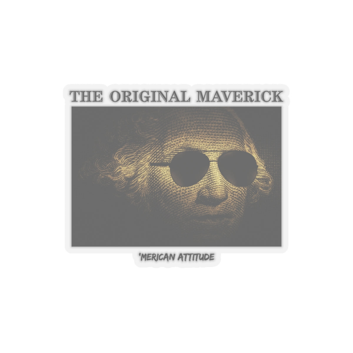 The Original Maverick Sticker (Black)