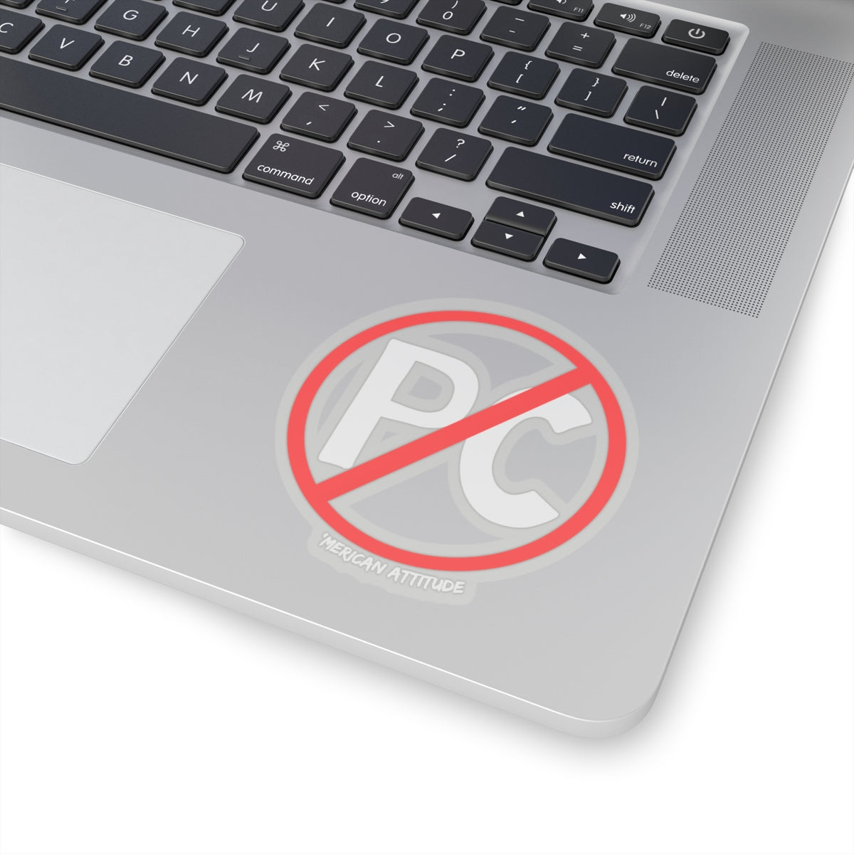 No PC Sticker (White)