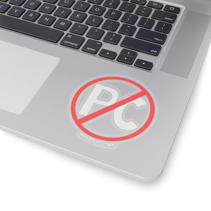 No PC Sticker (White)