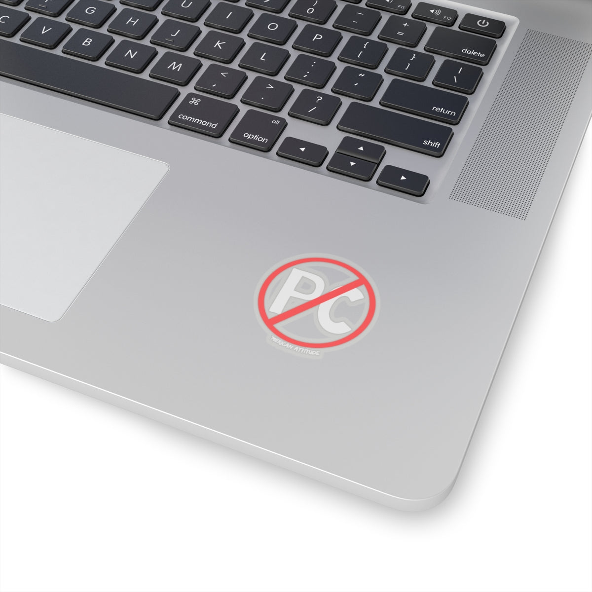 No PC Sticker (White)