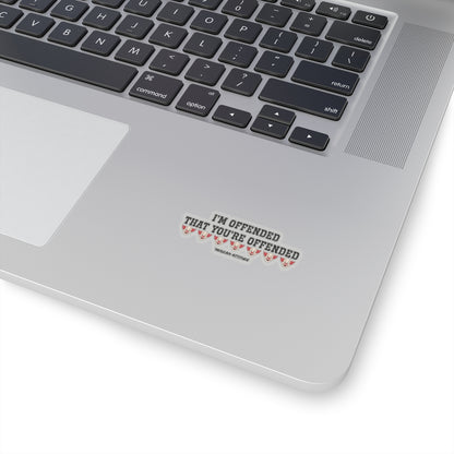 I'm Offended Sticker (Black)