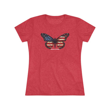 'Merican Butterfly 2 T-shirt (Women)