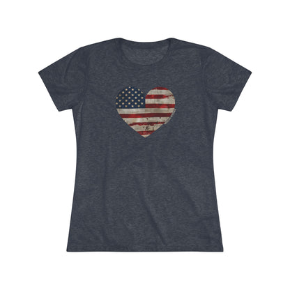 The Flag Is In Your Heart T-shirt (Women)
