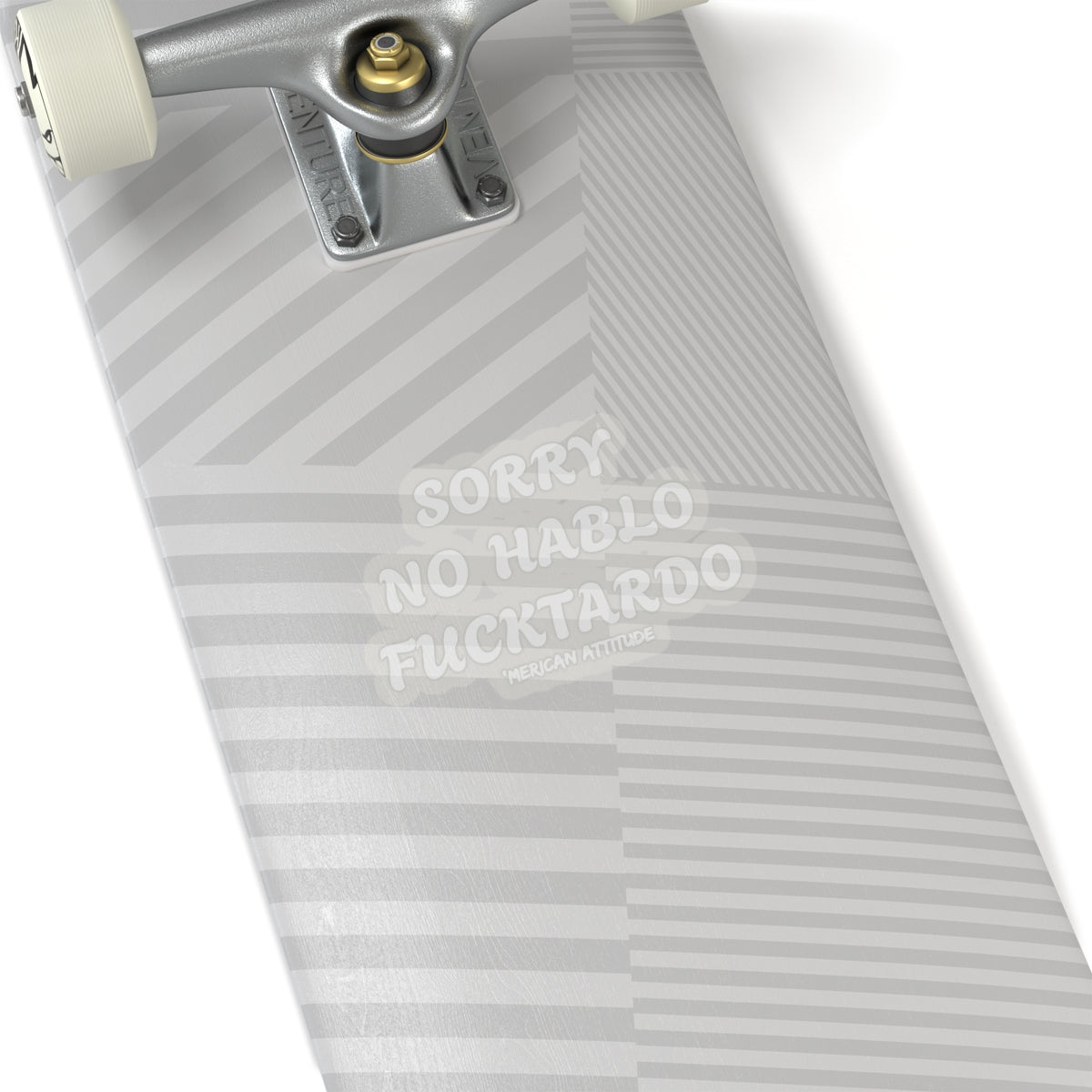 Sorry No Hablo Sticker (White)