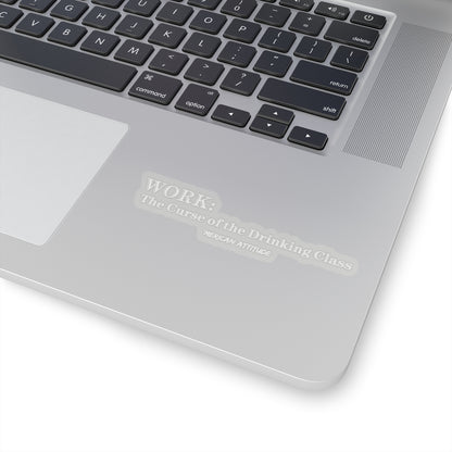 Work: The Curse Sticker (White)