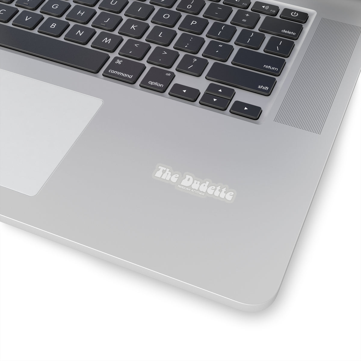 The Dudette Sticker (White)