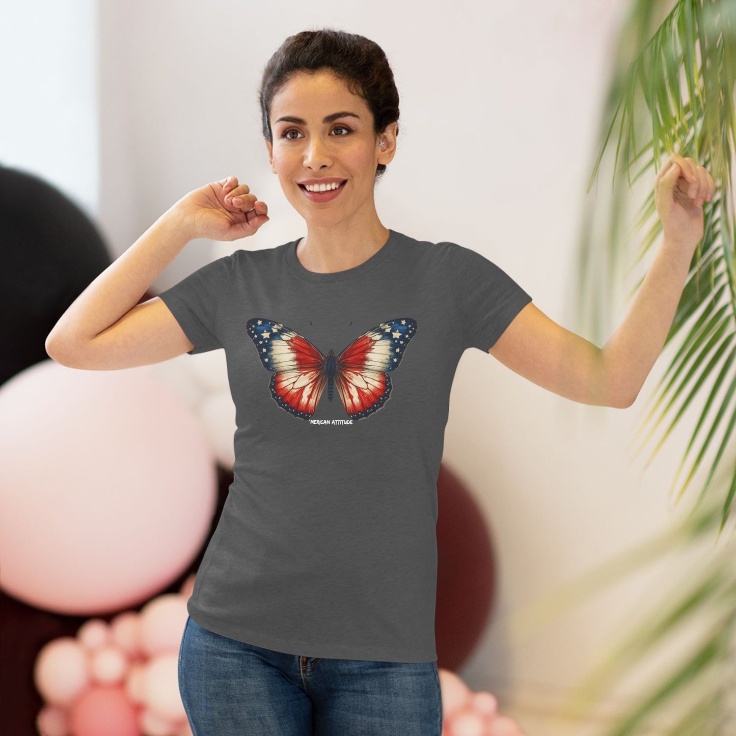 'Merican Butterfly 1 T-shirt (Women)