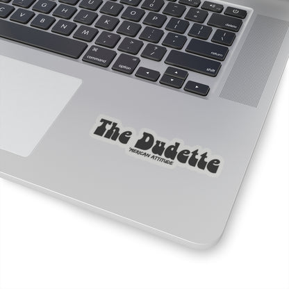 The Dudette Sticker (Black)