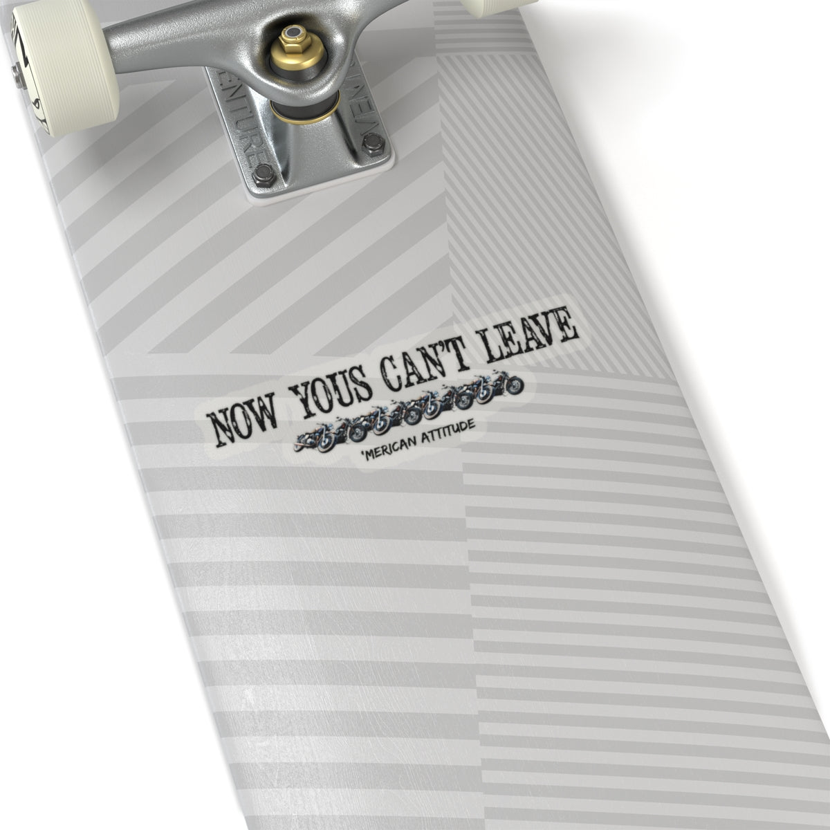 Now Yous Can't Leave Sticker (Black)