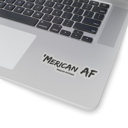 'Merican AF Sticker (Black)