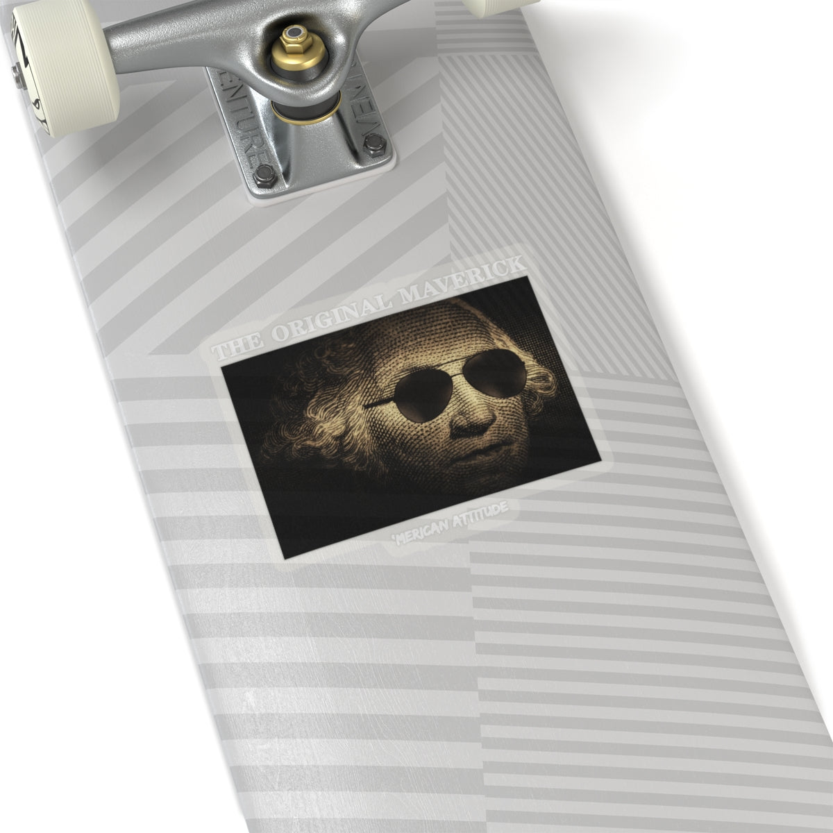 The Original Maverick Sticker (White)