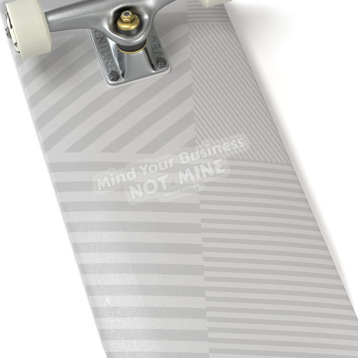 Mind Your Business Sticker (White)