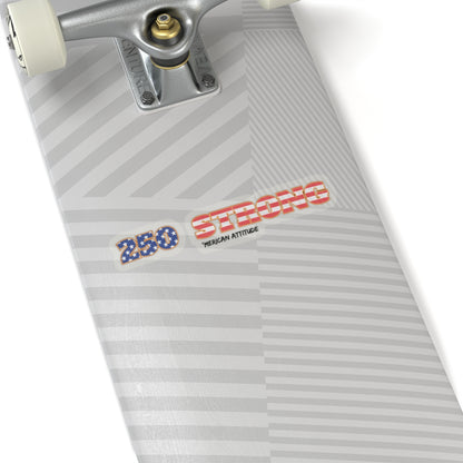 250 STRONG  Sticker 1 (Black)