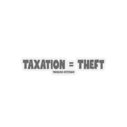 Taxation = Theft Sticker (Black)
