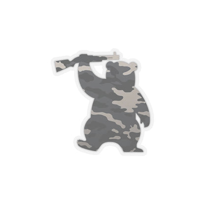 MA Armed Bear Logo Sticker (Camo 3)