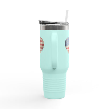 The Flag Is In Your Heart Tumbler (40oz)