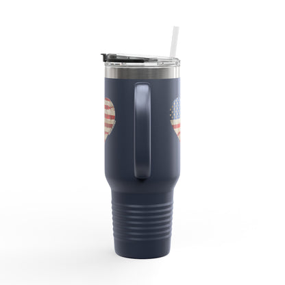 The Flag Is In Your Heart Tumbler (40oz)
