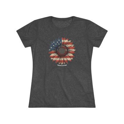 Old Glory Sunflower T-shirt (Women)