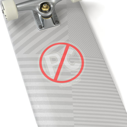 No PC Sticker (White)
