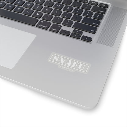 SNAFU Sticker (White)