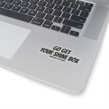 Shine Box Sticker (Black)