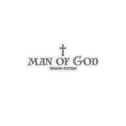 Man of God Sticker (Black)