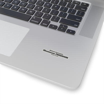 Max Freedom Sticker (Black)