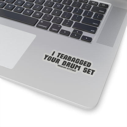 Drum Set Sticker (Black)