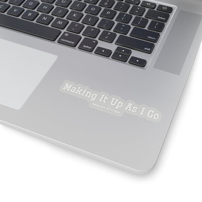 Making It Up Sticker (White)