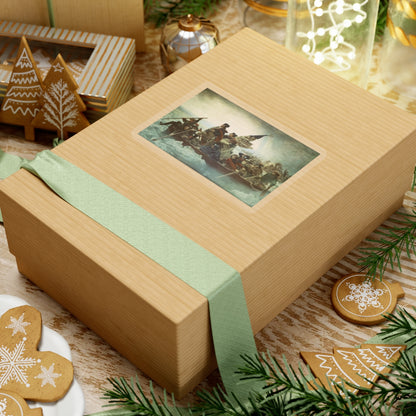 Christmas Night Crossing Sticker