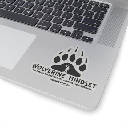 Wolverine Mindset Sticker (Black)