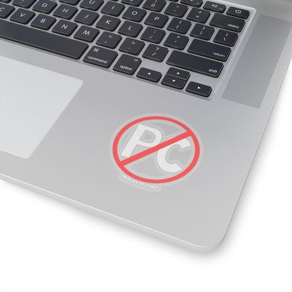 No PC Sticker (White)