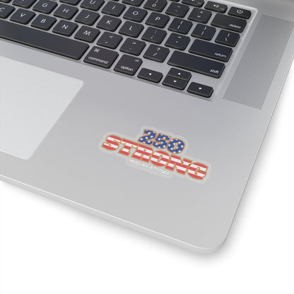250 STRONG Sticker 2 (White)