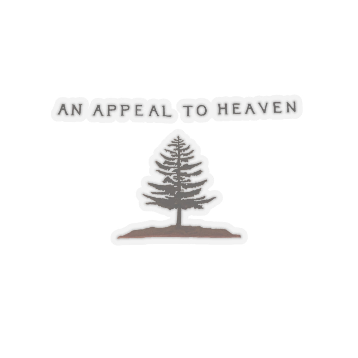 An Appeal To Heaven Sticker (Black)