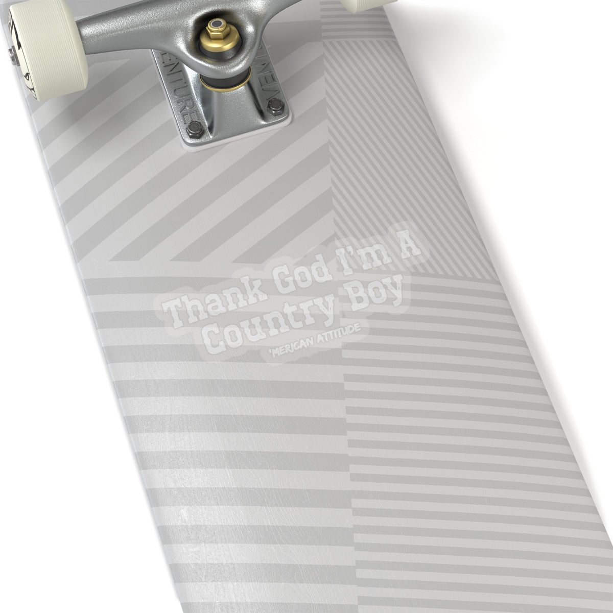 Country Boy Sticker (White)
