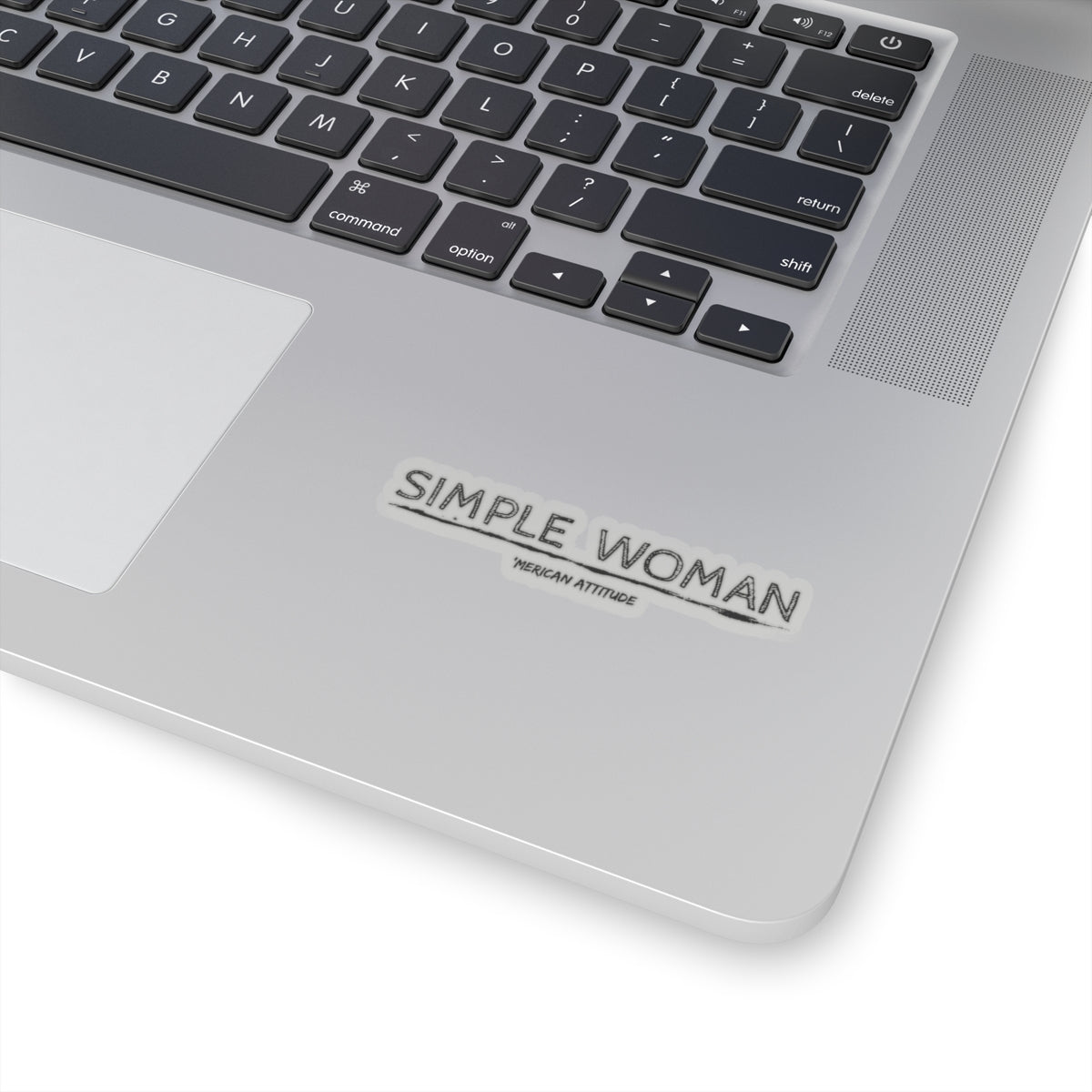 Simple Woman Sticker (Black)