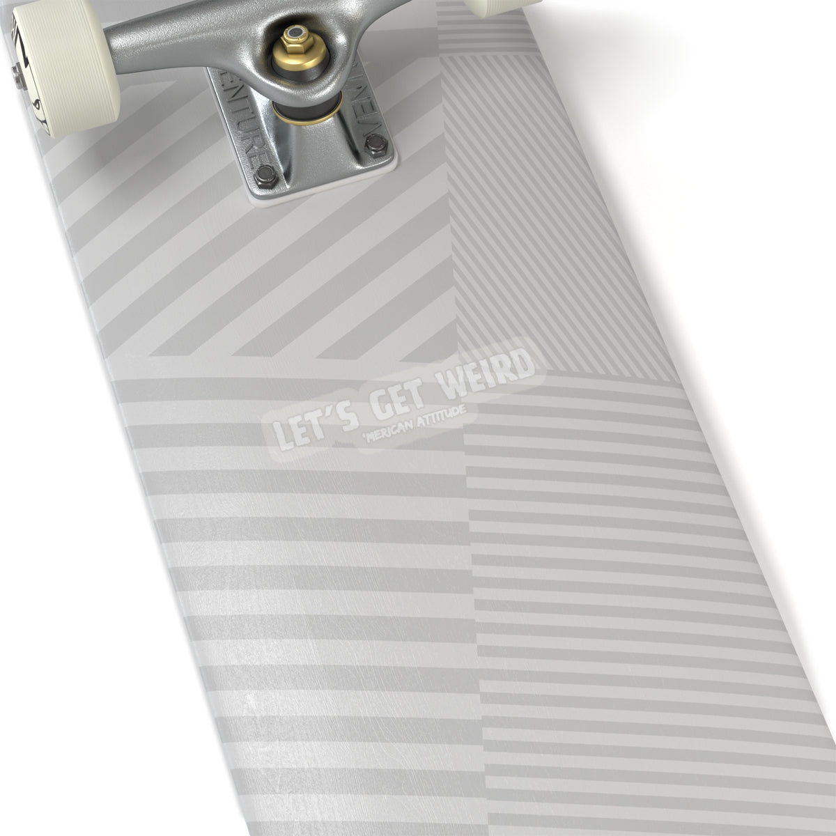 Let's Get Weird Sticker (White)